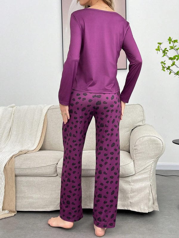 purple comfort wear suit