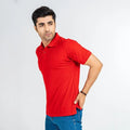 Classic Crimson Pique Polo Shirt