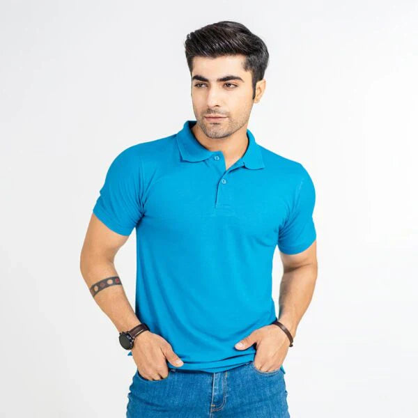 Classic Crimson Pique Polo Shirt