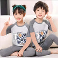 Kids Basketball Print Pajama Set