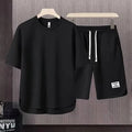 Men’s Black T-Shirt & Shorts Set