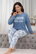love print comfort wear suit