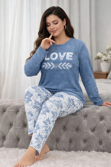 love print comfort wear suit